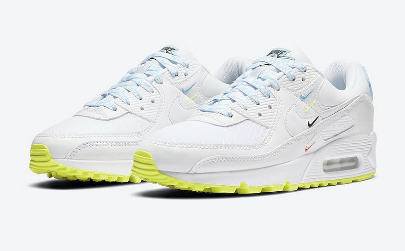 Nike Air Max 90 Worldwide White Sky Volt