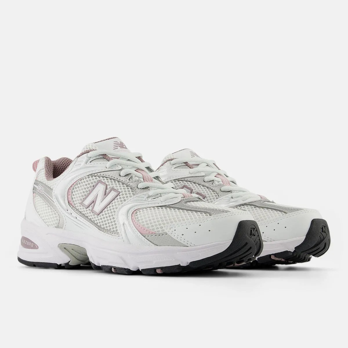 New Balance 530 White Silver Ice Wine