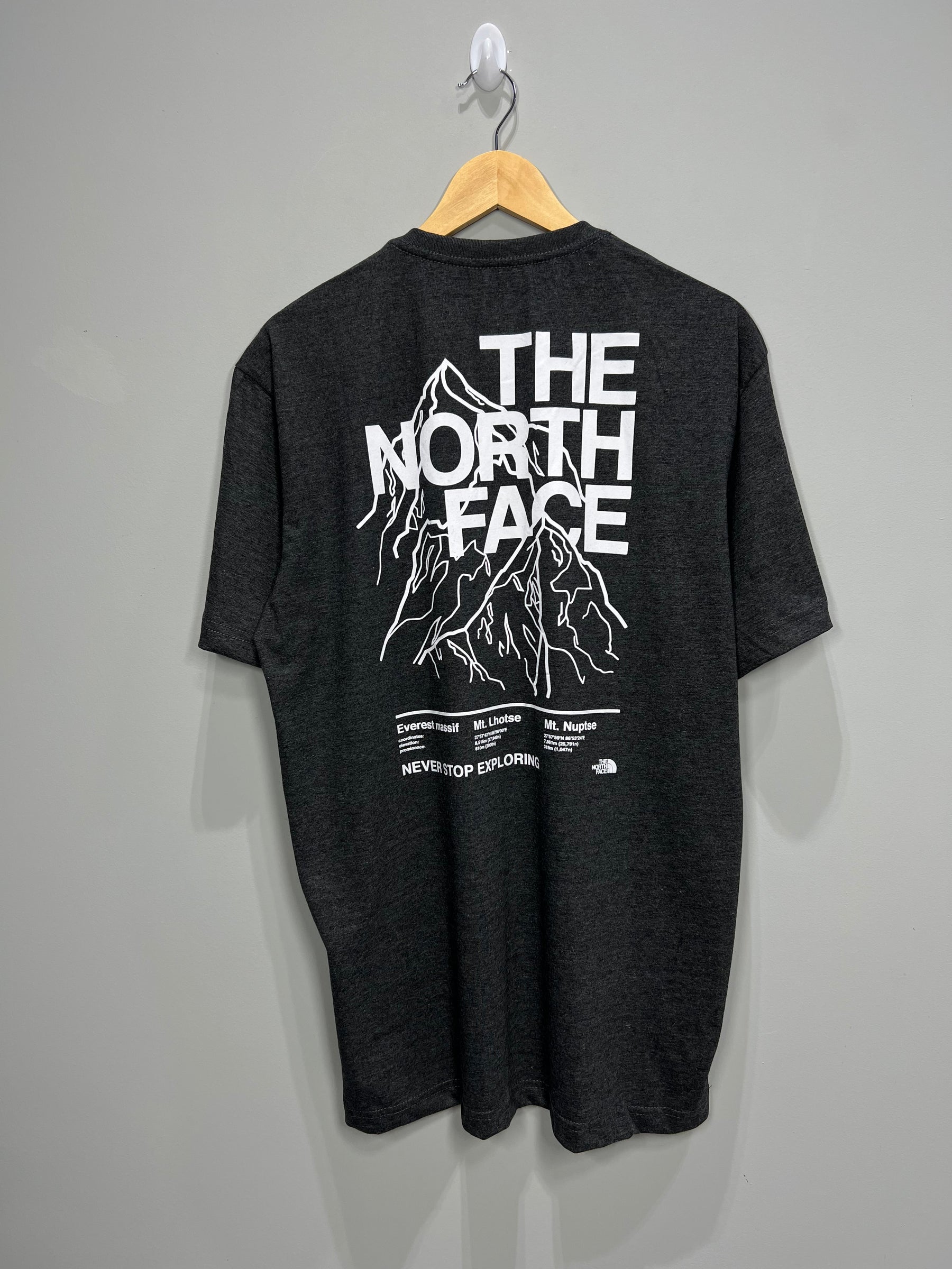 Camiseta The North Face Mountain Outline - Cinza