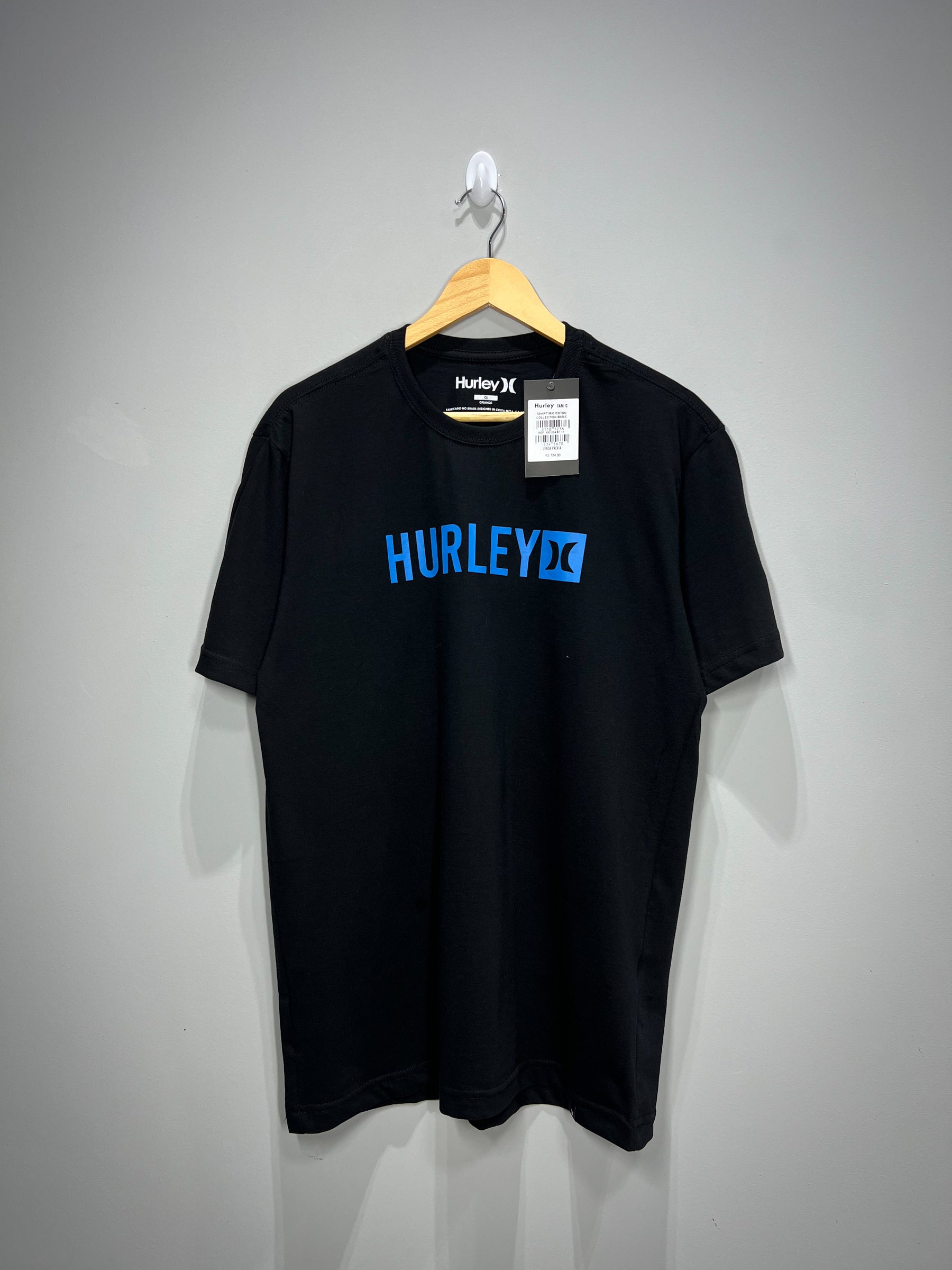 Camiseta Hurley Icon Square - Preta
