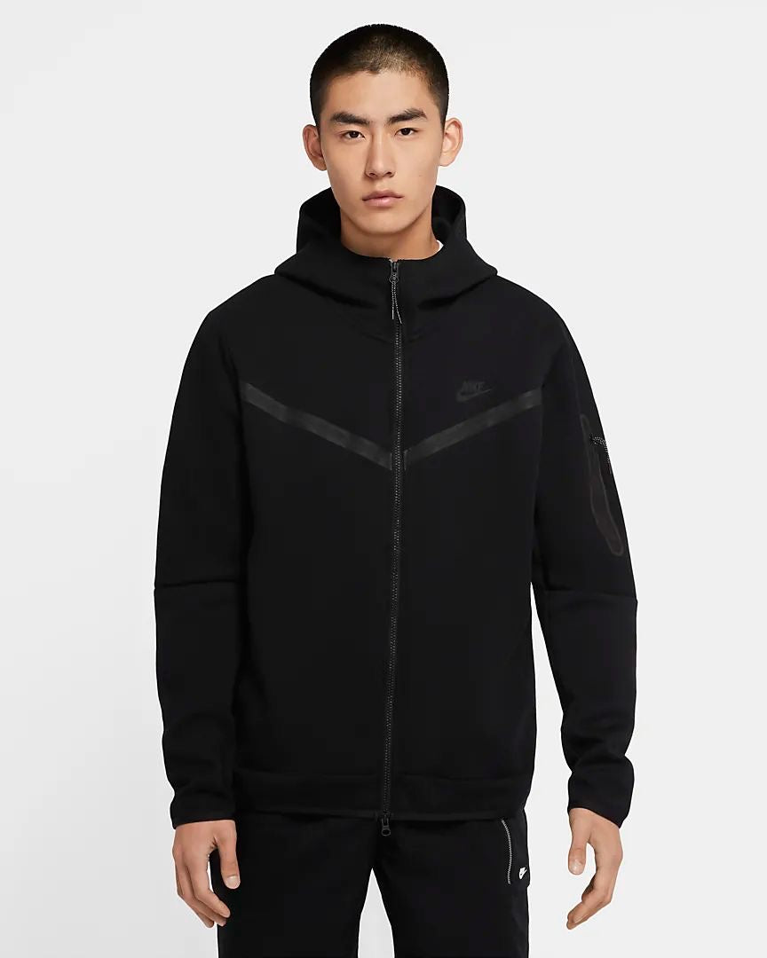 Agasalho Nike Tech Fleece Windrunner Black