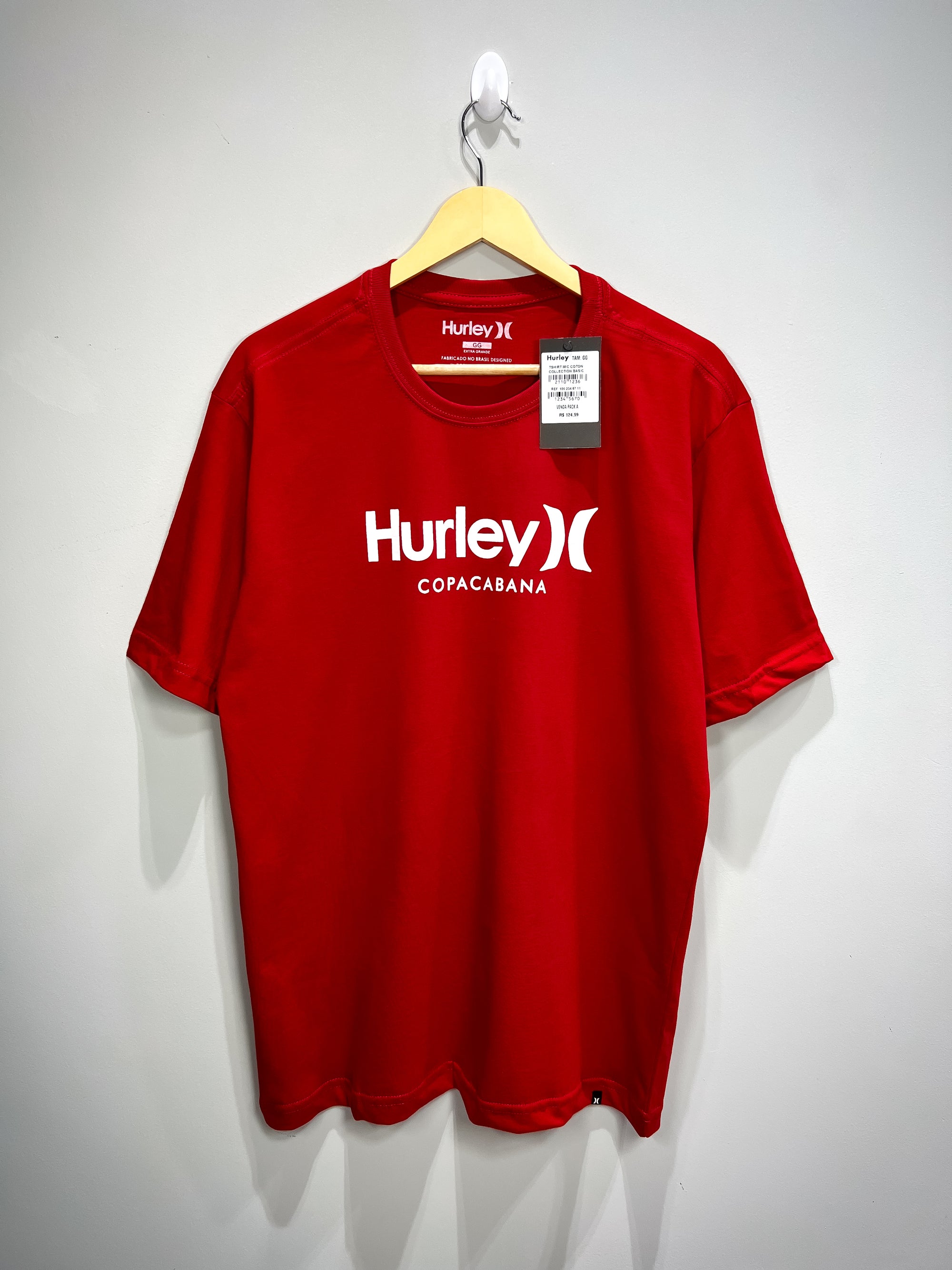 Camiseta Hurley Copacabana - Vermelha