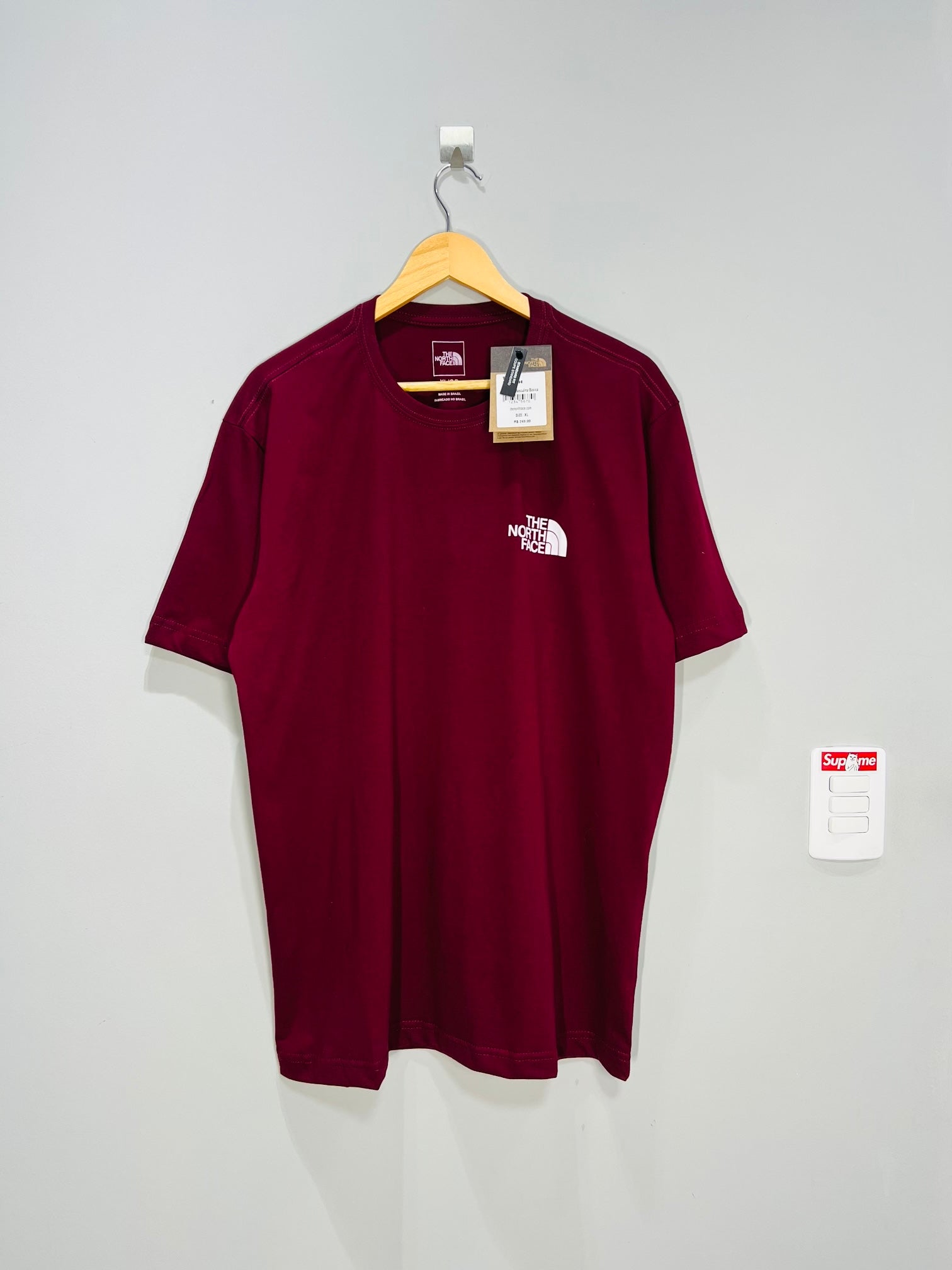 Camiseta The North Face  Campfire - Bordô