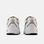 New Balance 530 White Silver Ice Wine