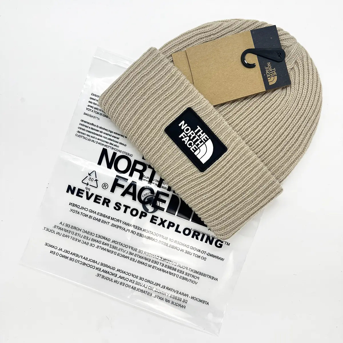 Gorro The North Face Box Cuffed - Unissex / Bege