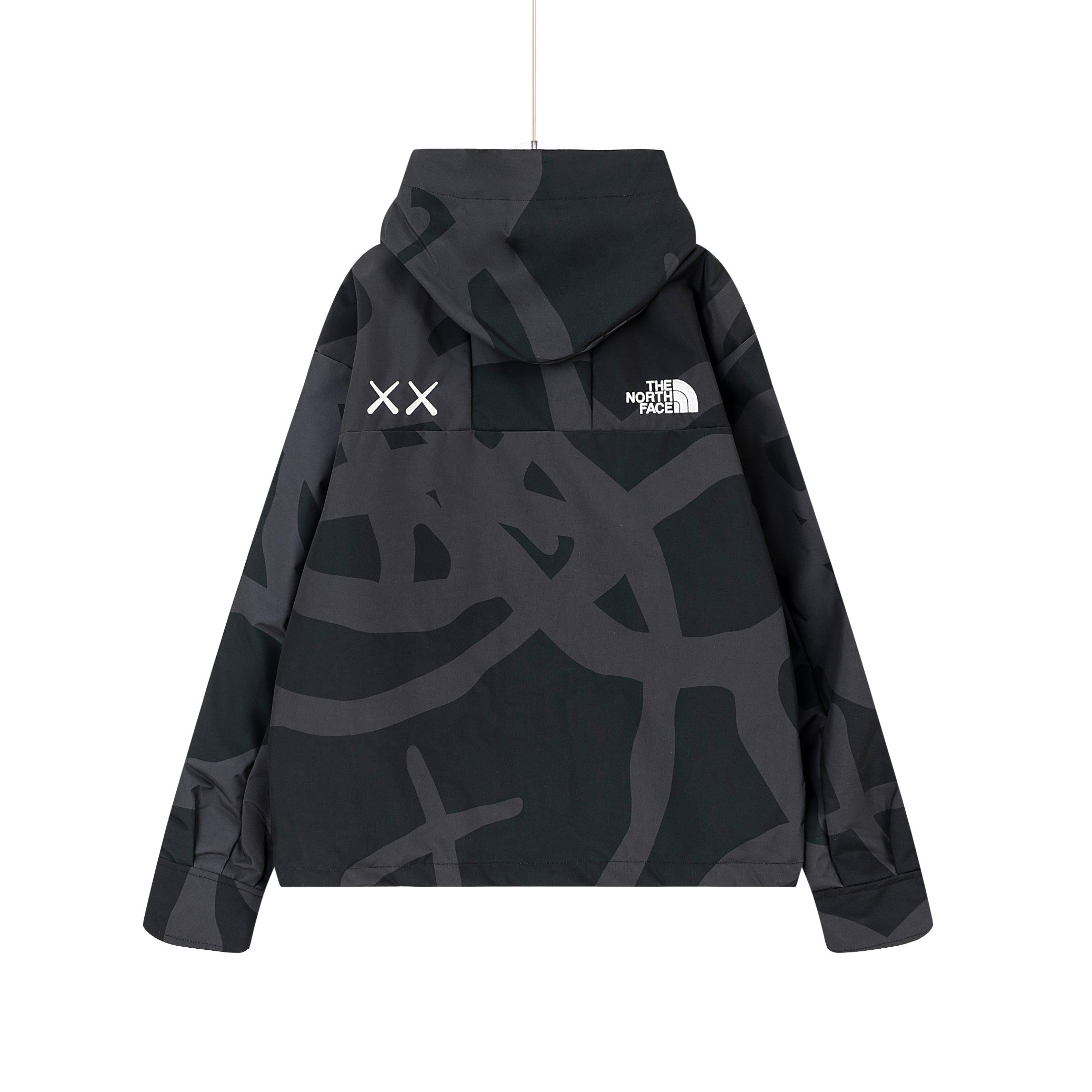 Jaqueta KAWS x The North Face - Preta – PNG Store