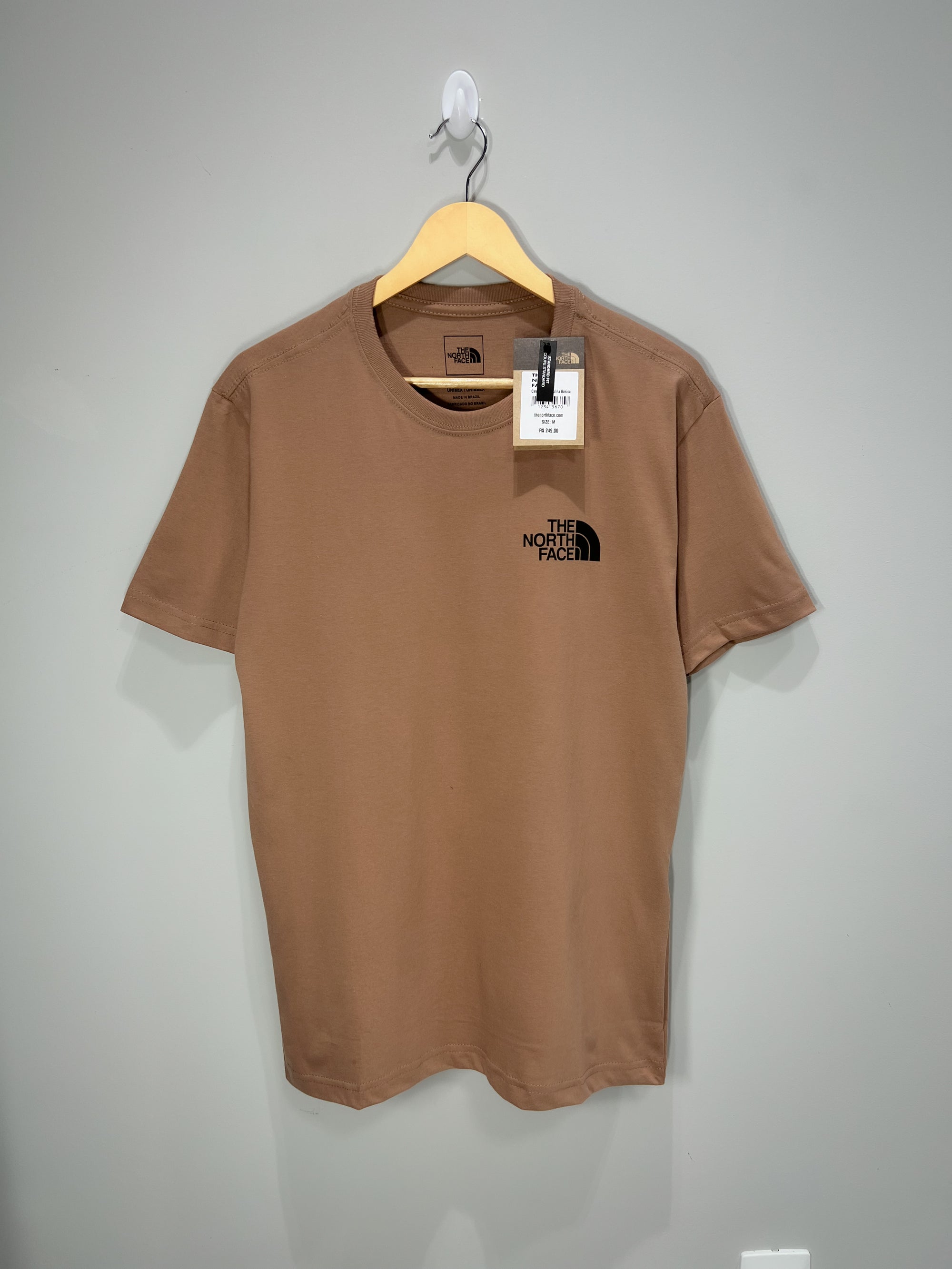 Camiseta The North Face  Mountain - Marrom