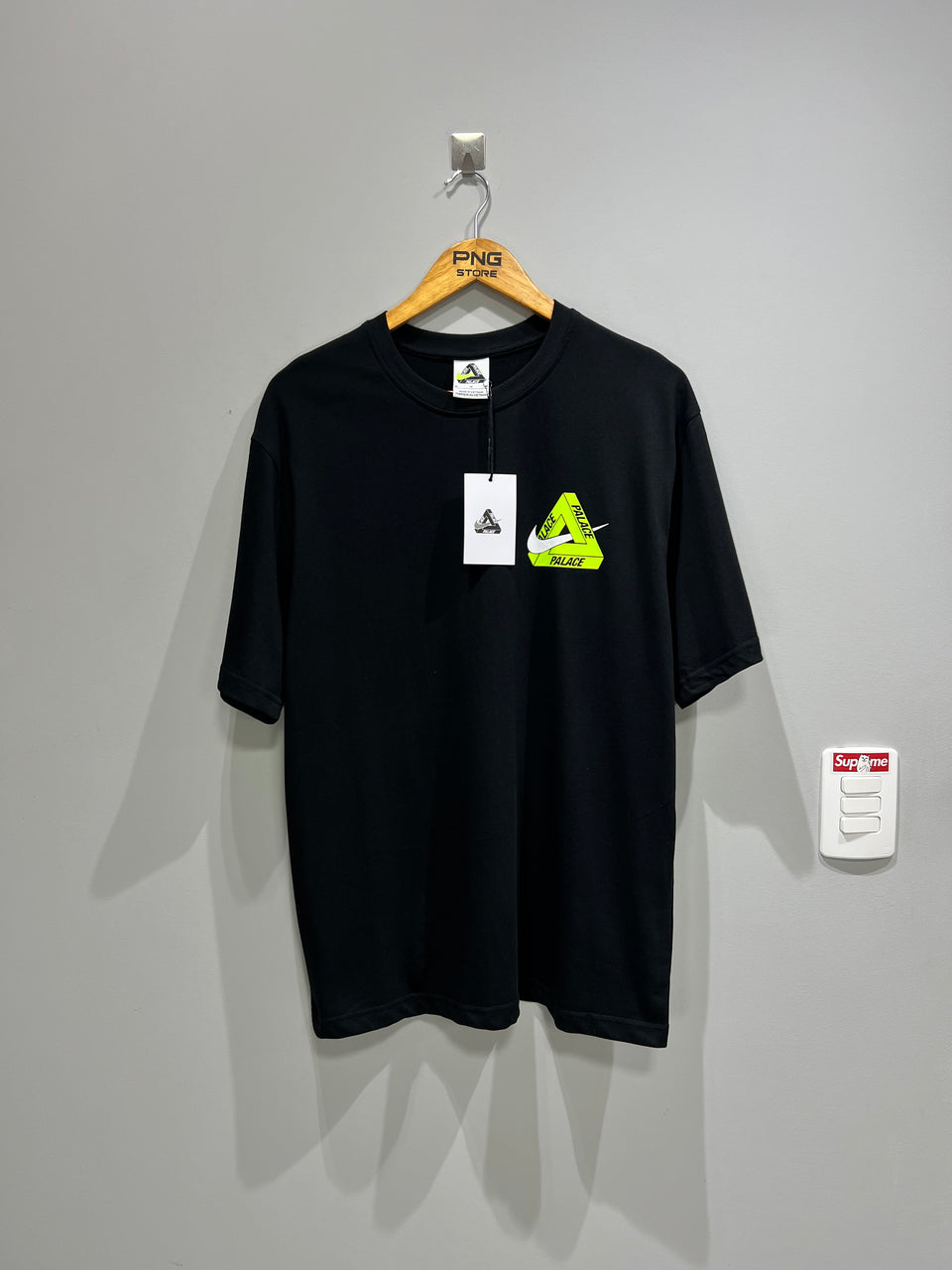 Palace x Nike Camiseta Tri Swoosh Black