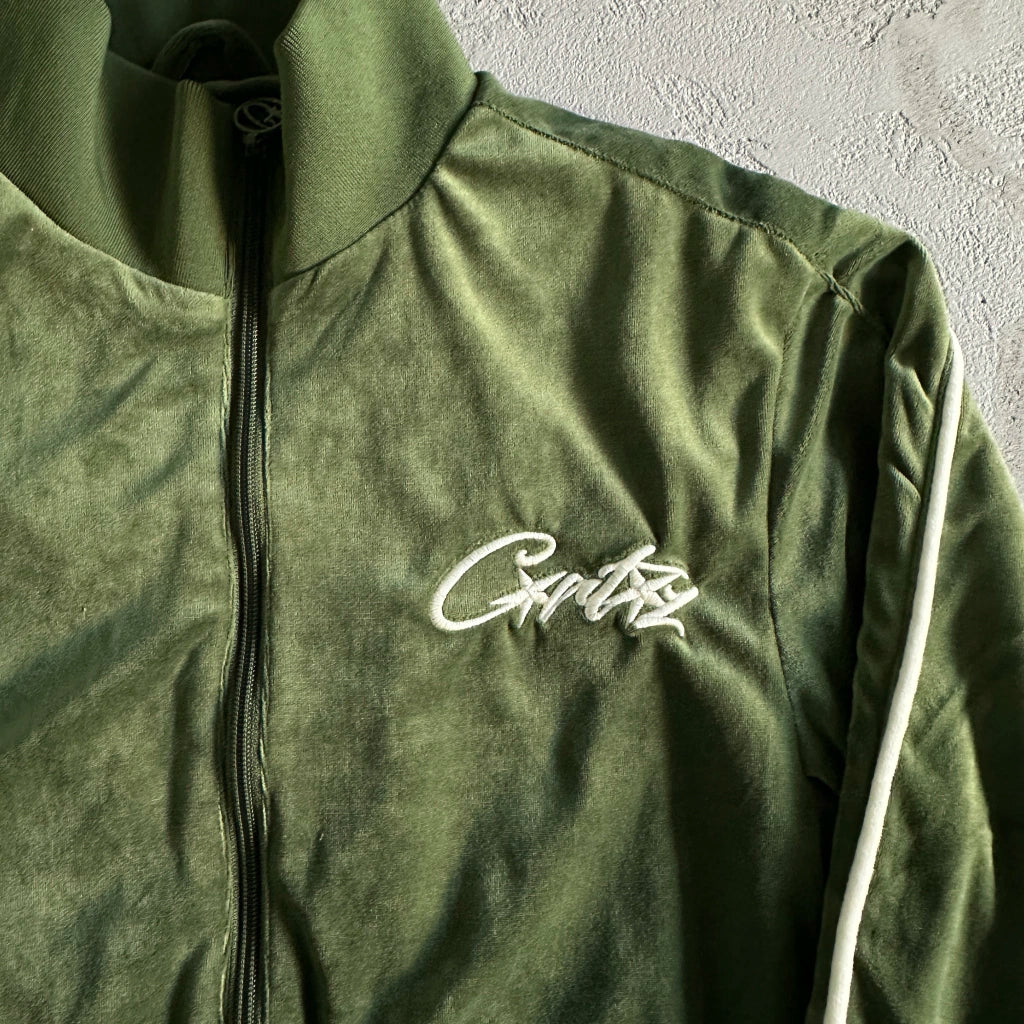 Conjunto Corteiz Veludo Verde