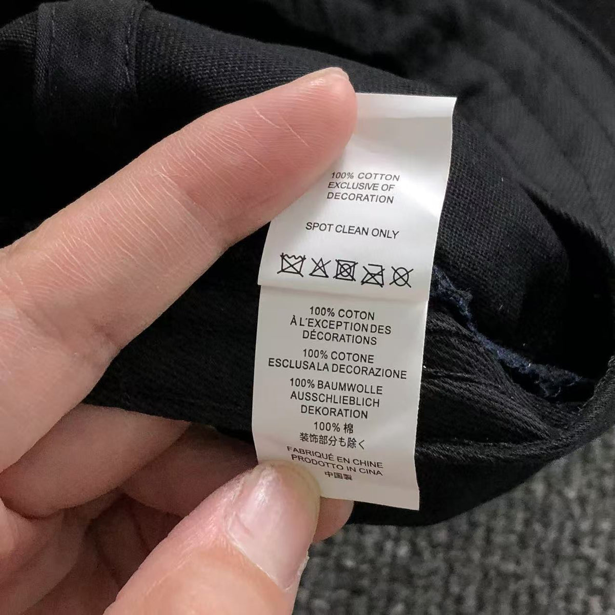 Boné Supreme Washed Canvas Camp Black