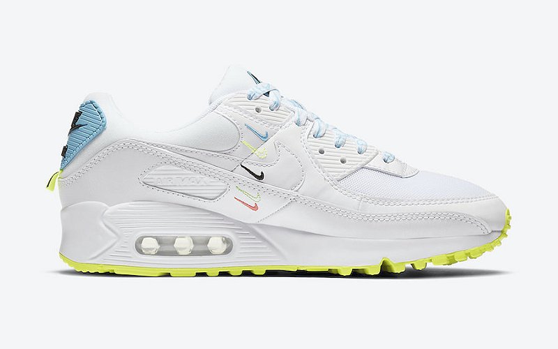 Nike Air Max 90 Worldwide White Sky Volt
