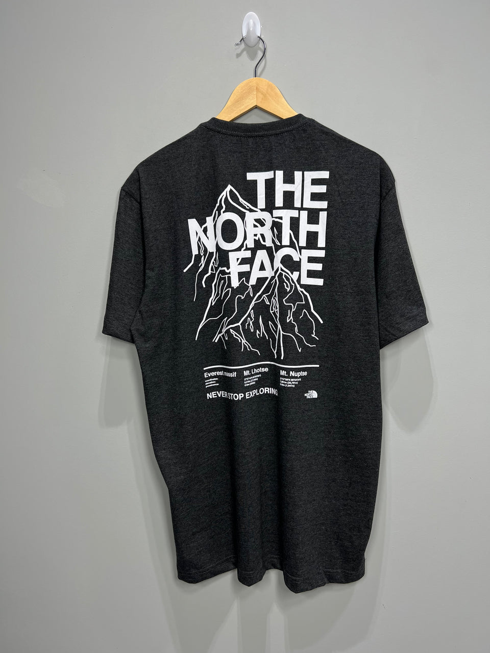 Camiseta The North Face  Mountain Outline - Cinza