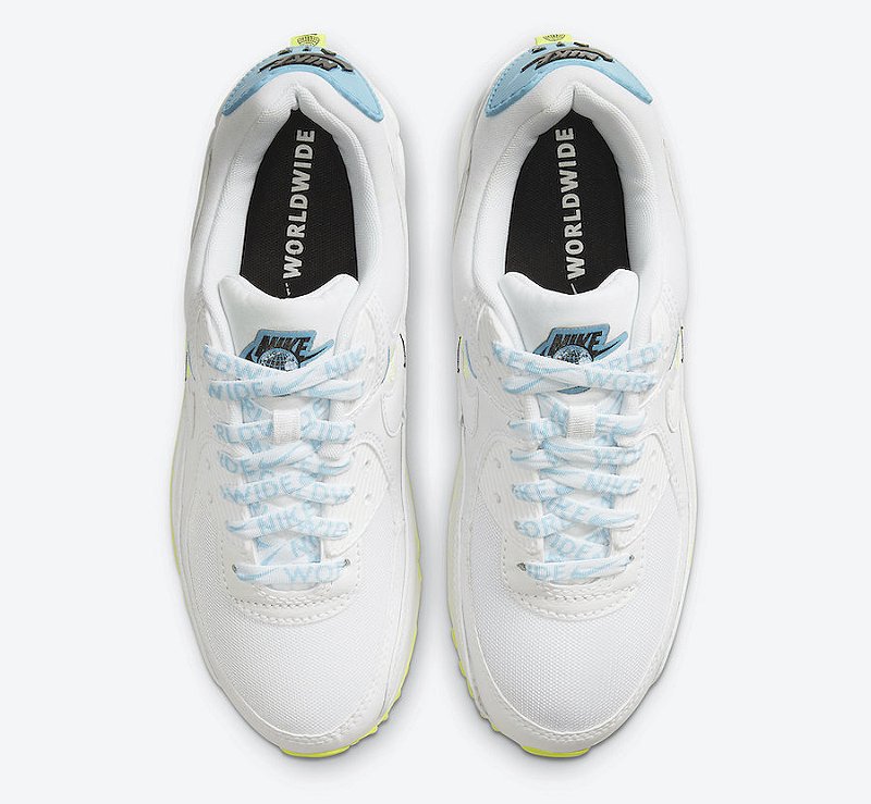 Nike Air Max 90 Worldwide White Sky Volt