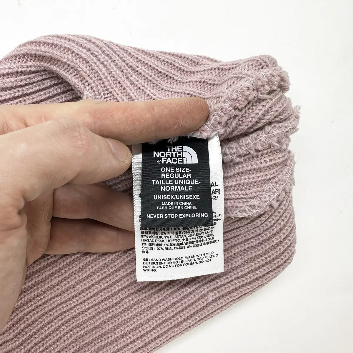 Gorro The North Face Box Cuffed Unissex - Rosa