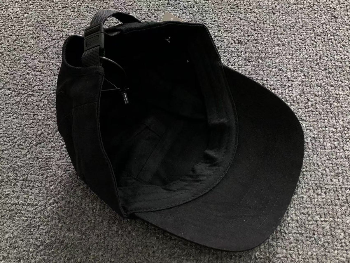 Boné Supreme Washed Canvas Camp Black