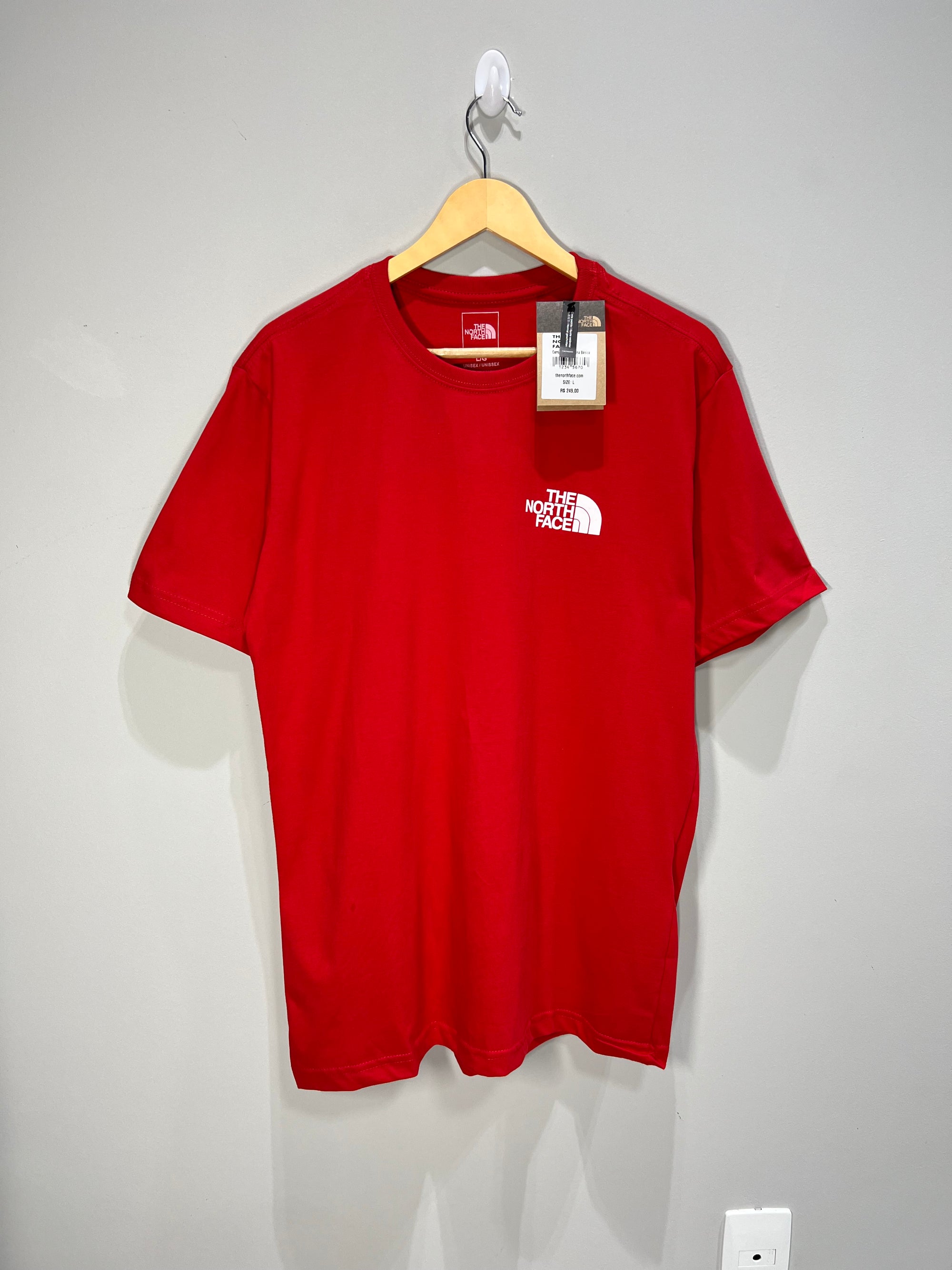 Camiseta The North Face  Mountain - Vermelha