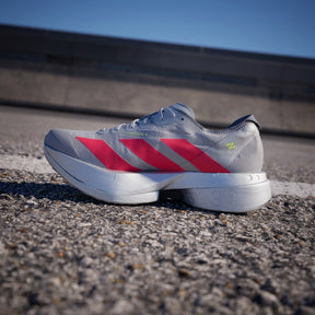 Adidas Adizero Adios Pro 4 Grey Two Lucid Red
